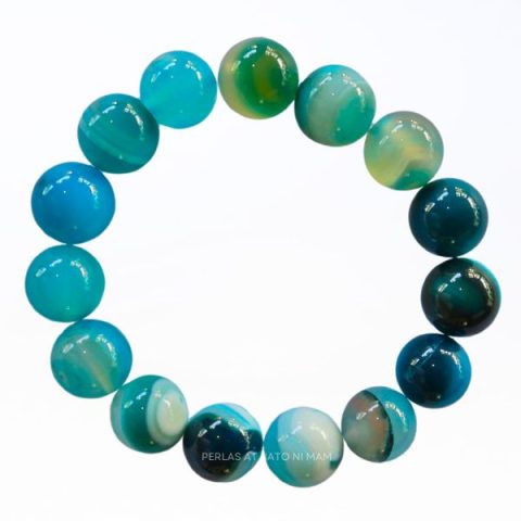 Ocean Blue Agate - Authentic Natural Gemstone - Perlas at Bato ni Mam