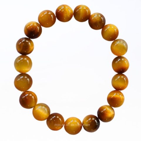 Yellow Tiger's Eye - Authentic Natural Gemstone - Perlas at Bato ni Mam 1